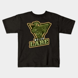 The Military With A Rifle Kids T-Shirt